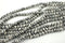 Black and White Tibetan Agate Gemstone Beads, 8mm, Faceted